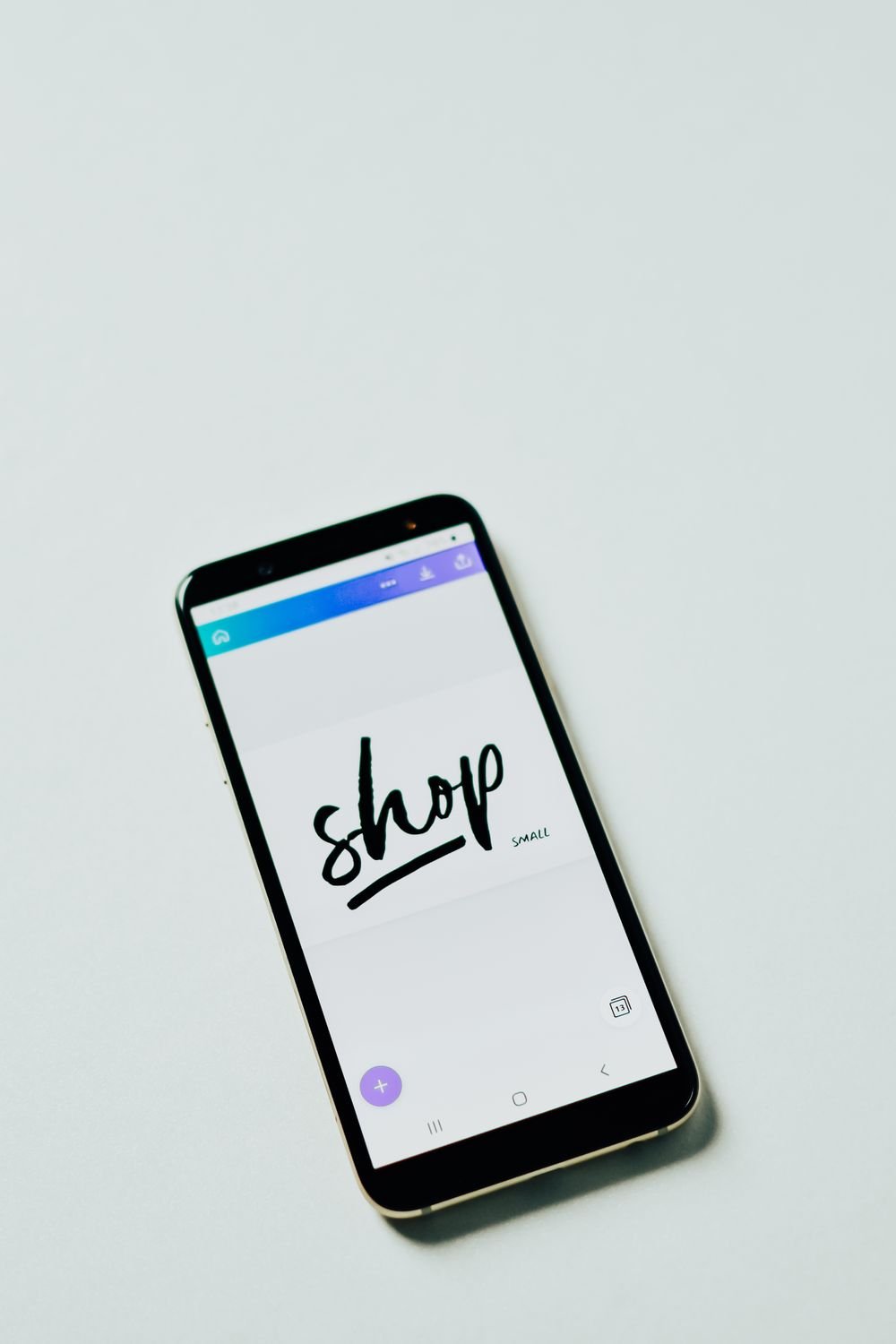Compra en línea desde un teléfono móvil